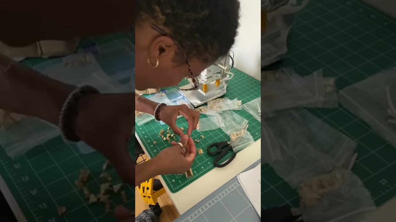 Unboxing: hot foil stamping and brass letter set