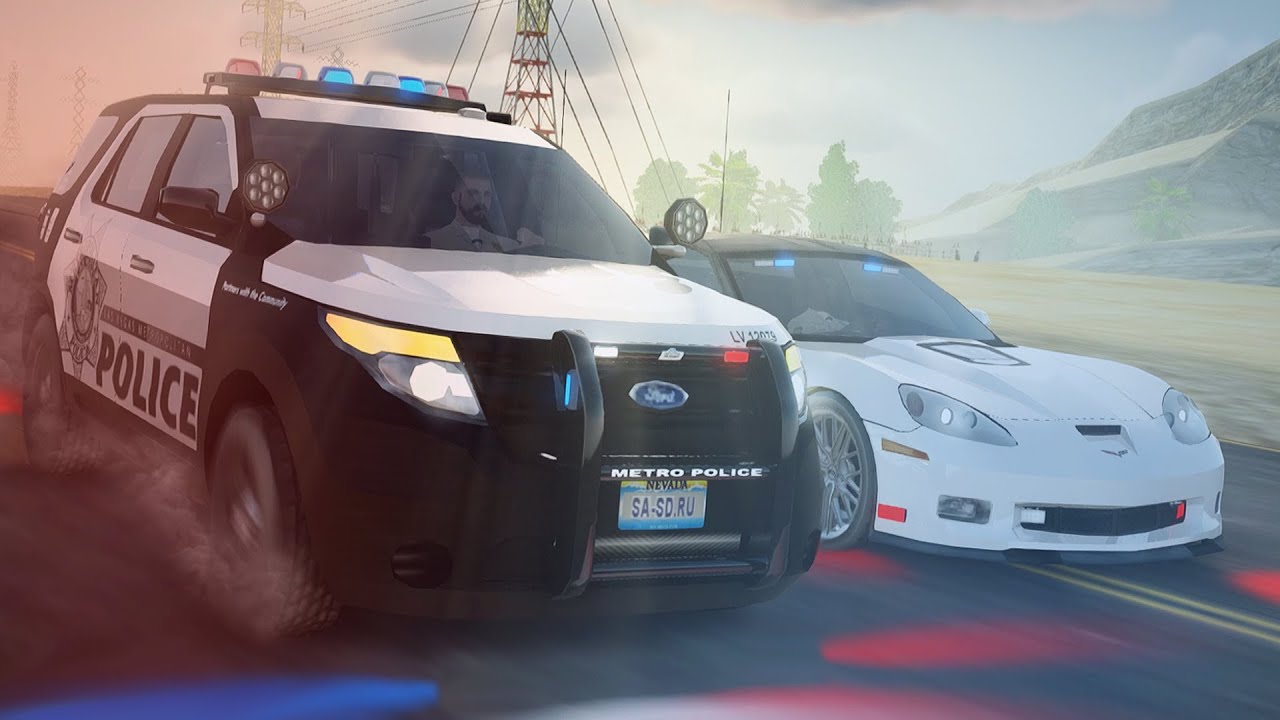 🚔 ПОГОНЯ полиции в GTA SAMP с УЛЬТРА ГРАФИКОЙ! SA DirectX 3.0