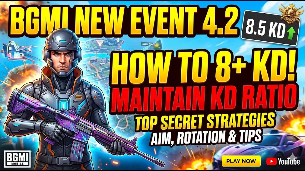 How to Improve Close Range Fights in BGMI & PUBG new update 4.2 event 8 KD +