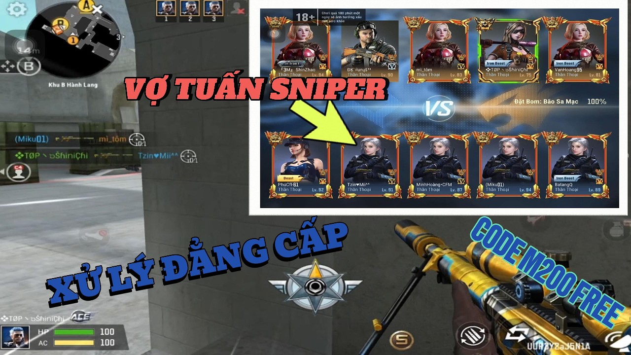 [CFL]: M200 CODE RẺ LIỆU CÂN NỔI RANK THẦN THOẠI?!!! | CODE M200 FREE!