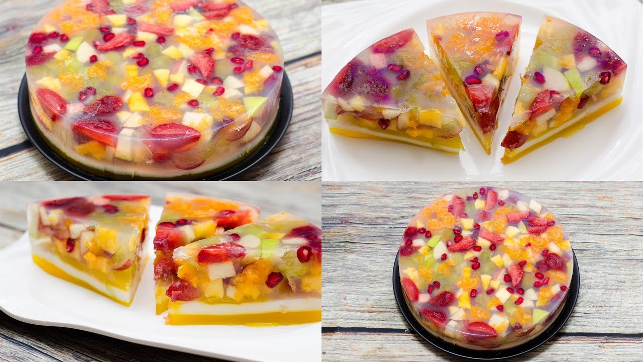 AGAR JELLY FRUIT CAKE l AGAR AGAR FRUIT CAKE