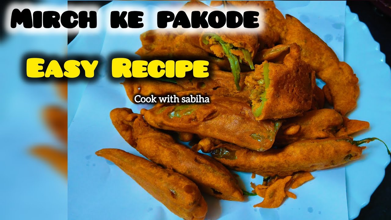 Mirch ke pakode|मिर्च के पकौड़े बनाने की आसान विधि|how to make bajji #viral #food #cooking #video 