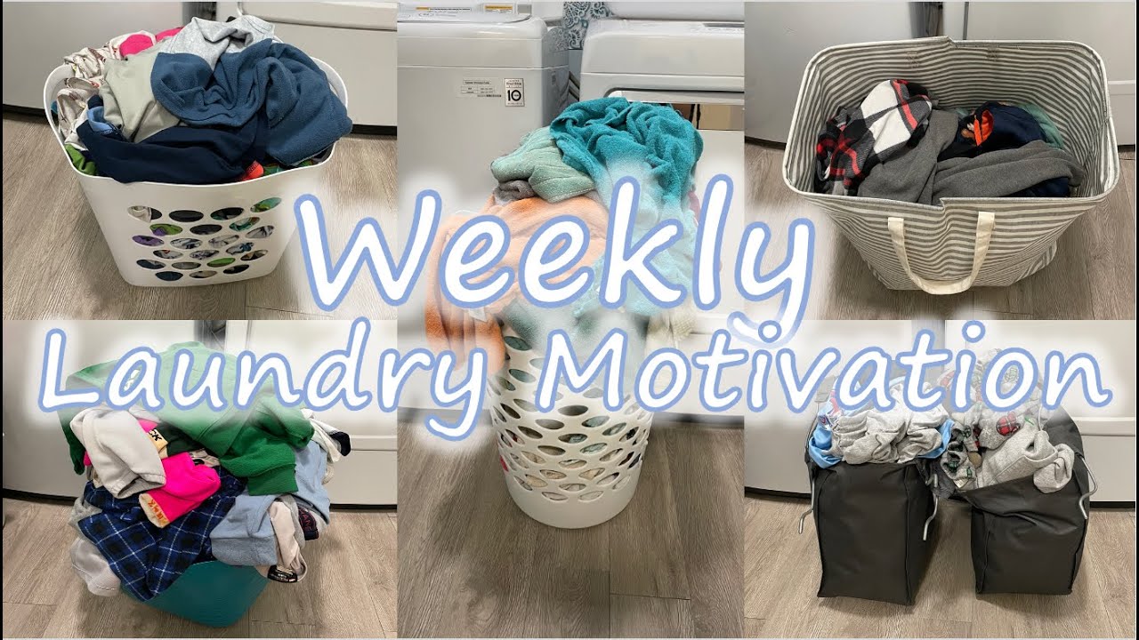 *NEW* WEEKLY LAUNDRY MOTIVATION | 3 DAYS OF LAUNDRY FOR A BUSY MAMA OF 4 | LOADS OF MOTIVATION