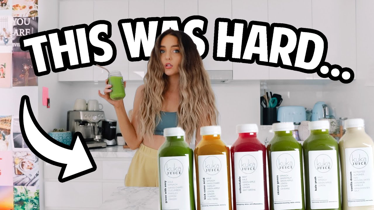 I did a 24 hour juice cleanse... 🙄