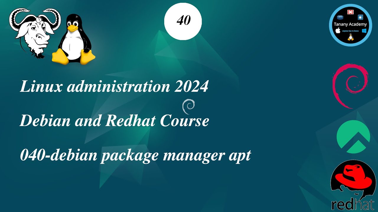 040-debian package manager - apt - Linux Course 2024