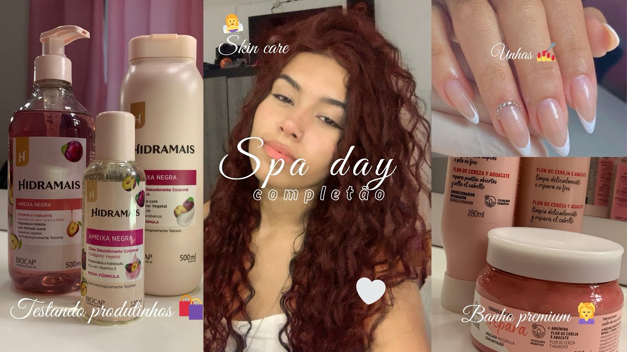 SPA DAY COMPLETO + TESTANDO PRODUTINHOS 💖🧖‍♀️ CABELOS 💇‍♀️  SKIN CARE 💆‍♀️ UNHAS 💅 / FERNANDA NAELE✨