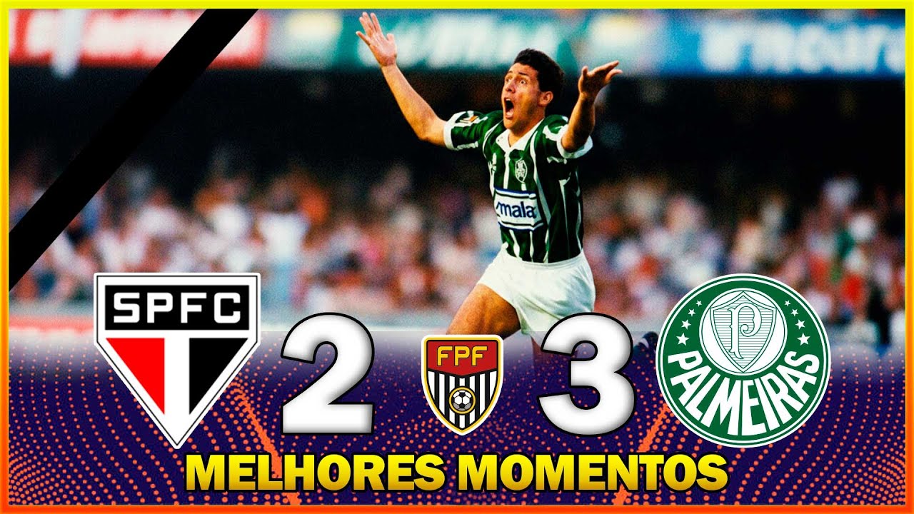 SÃO PAULO 2 x 3 PALMEIRAS ● MELHORES MOMENTOS ● CAMPEONATO PAULISTA 1994 ● 19ª RODADA
