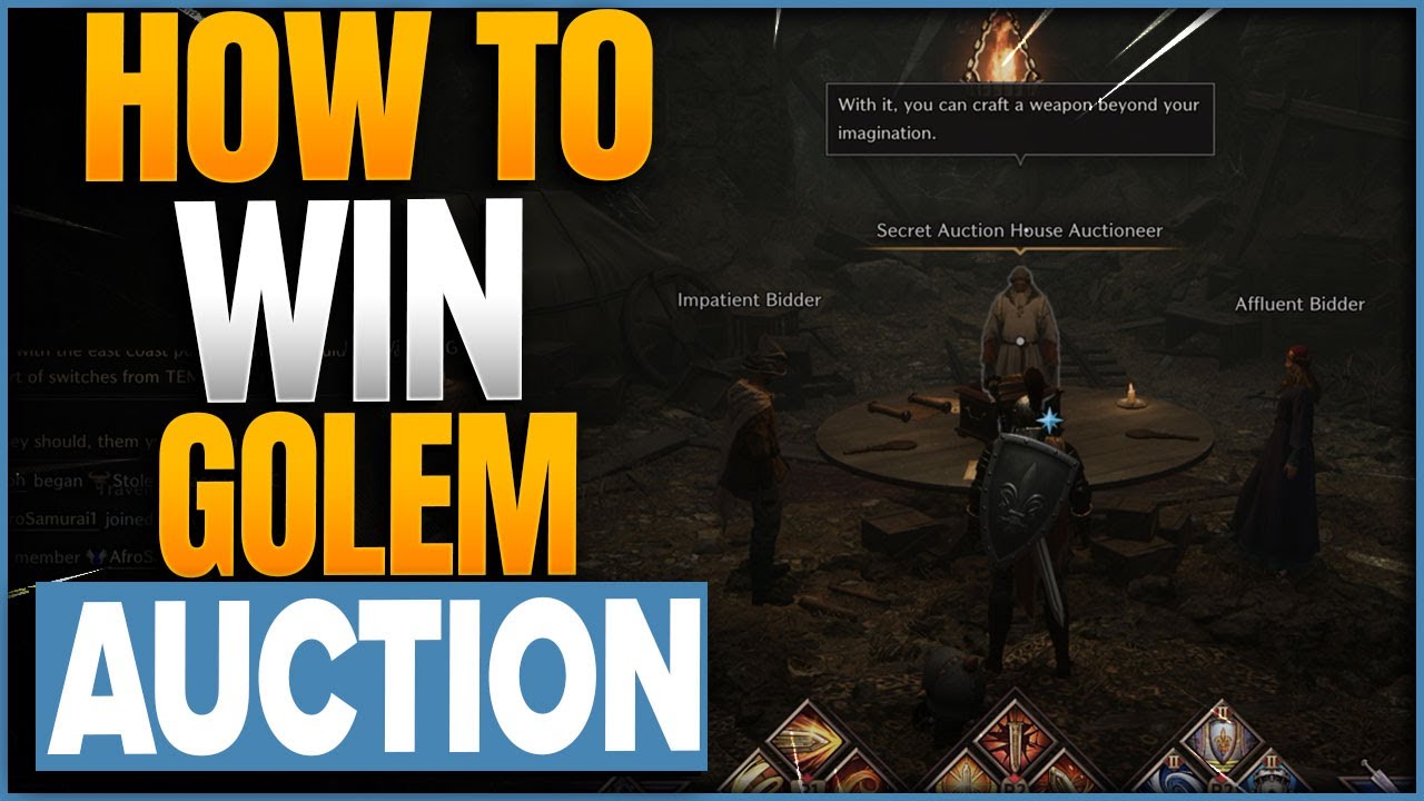 How To Win The Golem Manastone Auction In Throne & Liberty