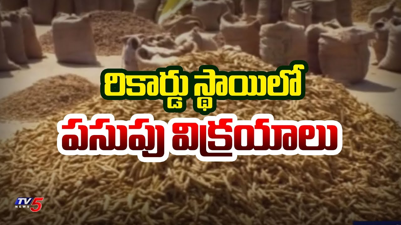 Nizamabad Turmeric Sees Record Sales | Farmers Reaction || TV5 News