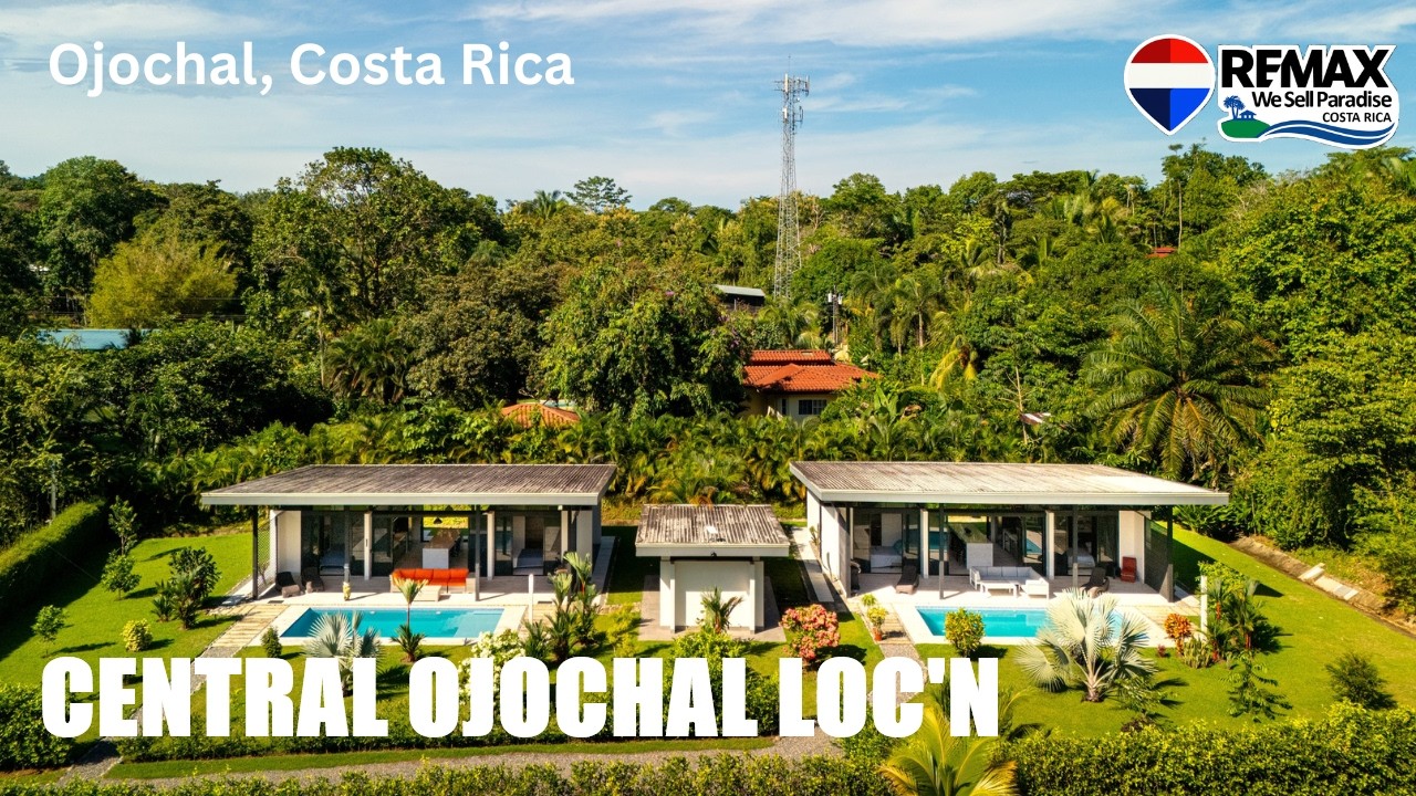Twin Houses for sale in OJOCHAL, Costa Rica, $849,000 | Two Homes & Two Pools on a Big Lot 🏠🏠🌳💰