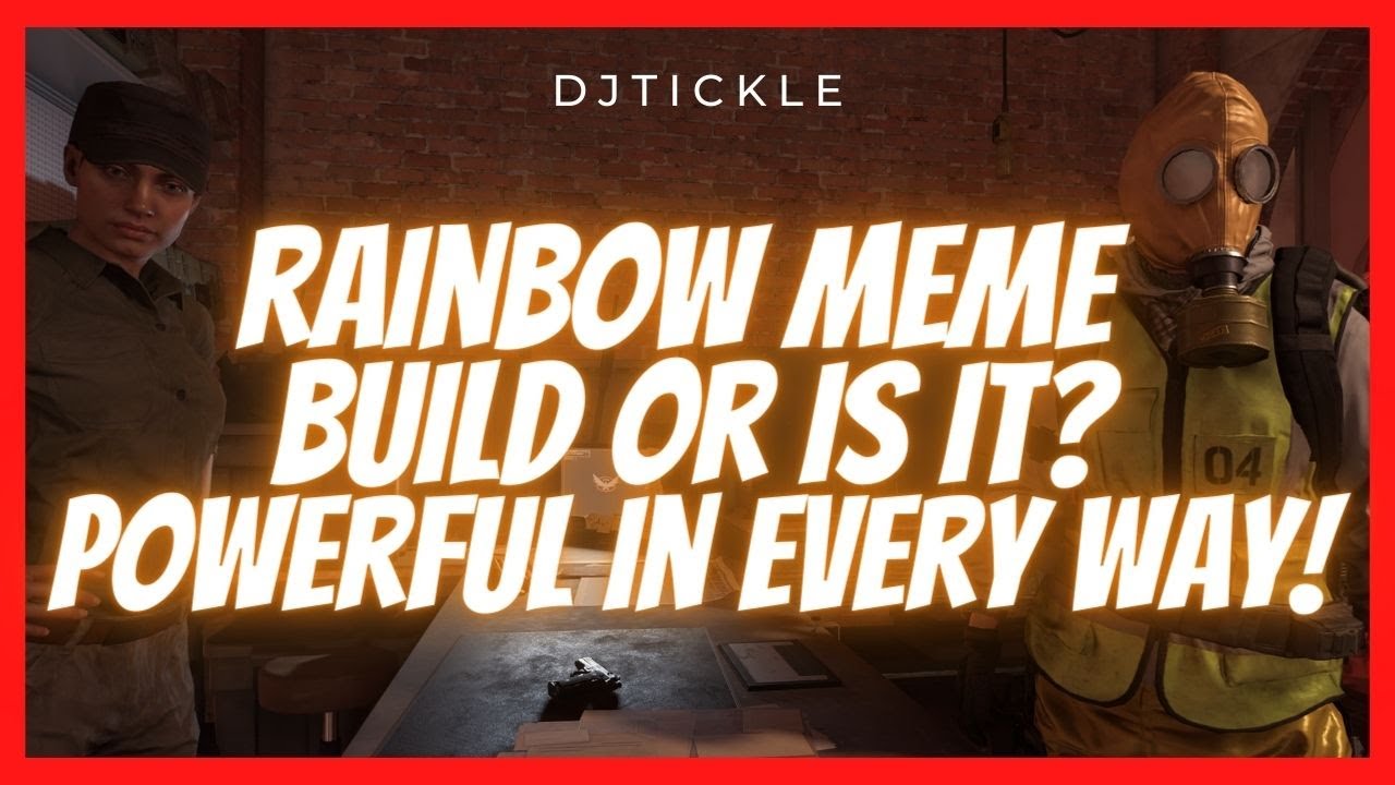 RAINBOW MEME BUILD?! OR IS IT!? MEGA DEEPS, ARMOR BUILD!? THE DIVISION 2