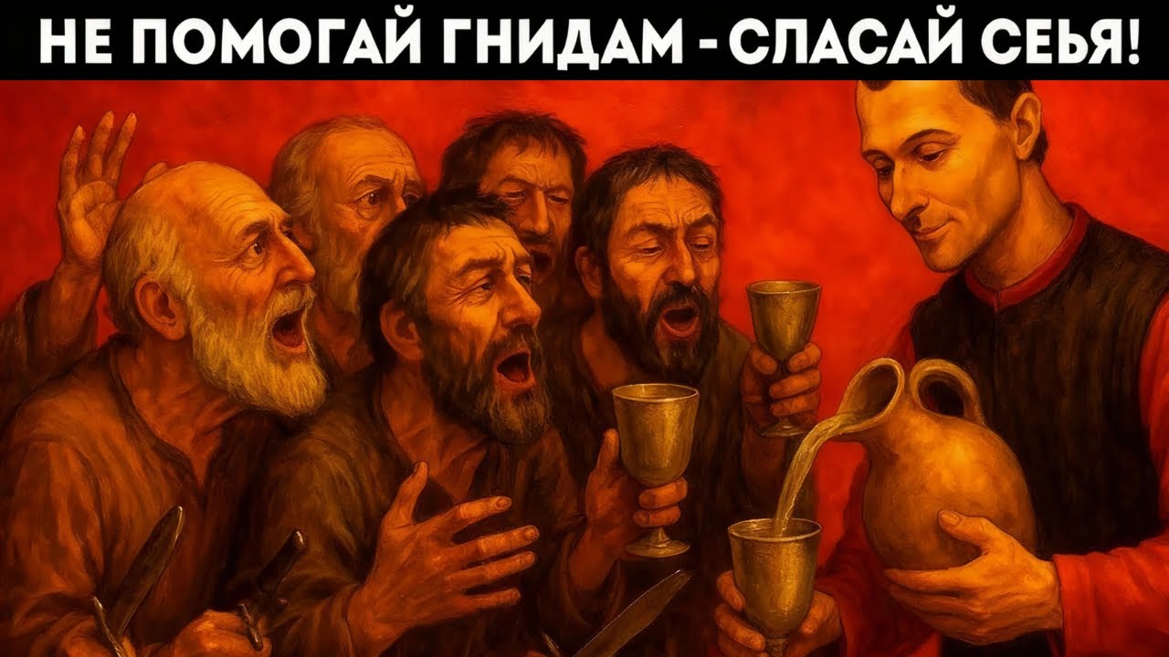 ТВОЯ ДОБРОТА МОЖЕТ ТЕБЯ УНИЧТОЖИТЬ —НИКОГДА НЕ ПОМОГАЙ ДРУГИМ — Макиавелли ЖЁСТКО, НО ТОЧНО
