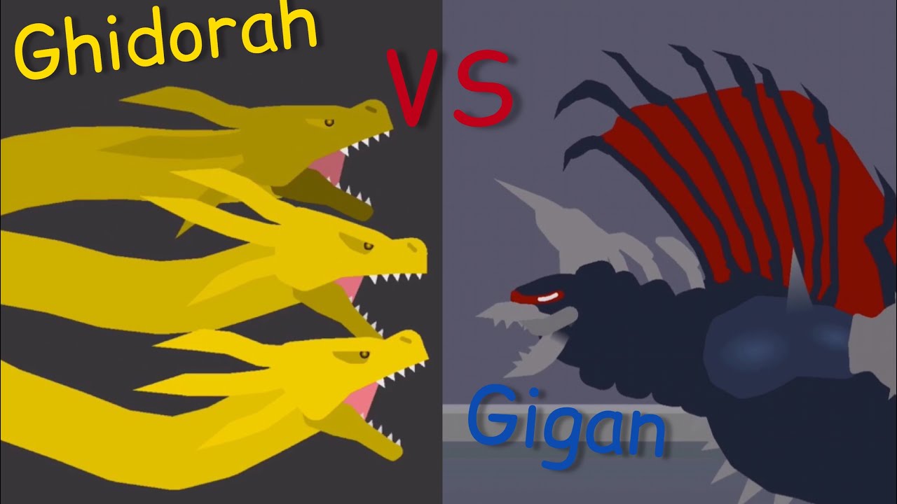 Ghidorah (2019) Vs Gigan (2004) / Part 2 {stick nodes} [920 subs special]