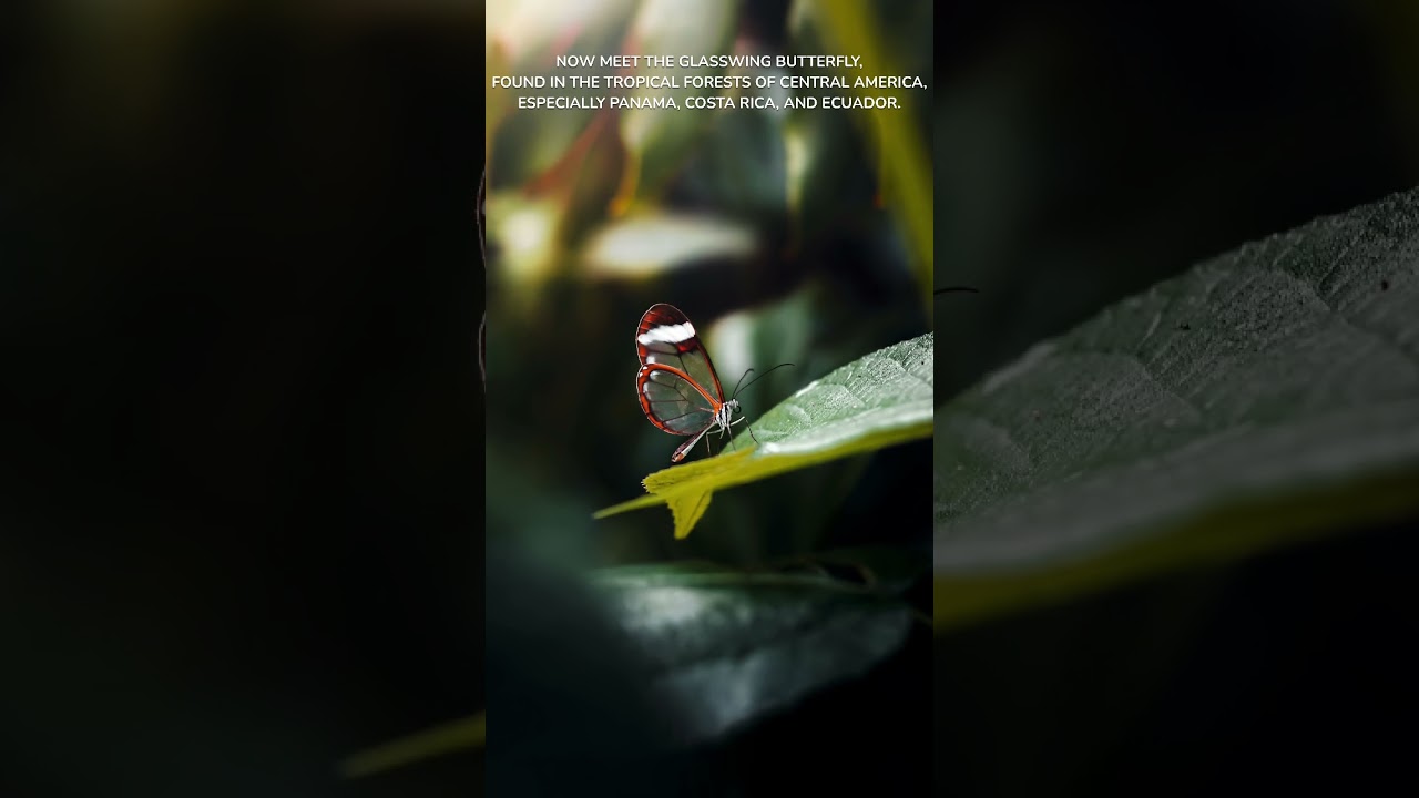 Nature&rsquo;s most unreal butterflies &mdash; from the rainforests of Central and South America. #shorts #vibes