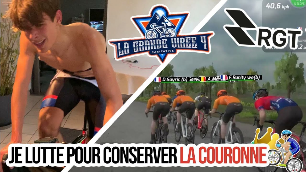 1ère Course RGT Cycling - Home Trainer Connecté - Course de vélo entre Youtubeurs - Je suis à Bloc !