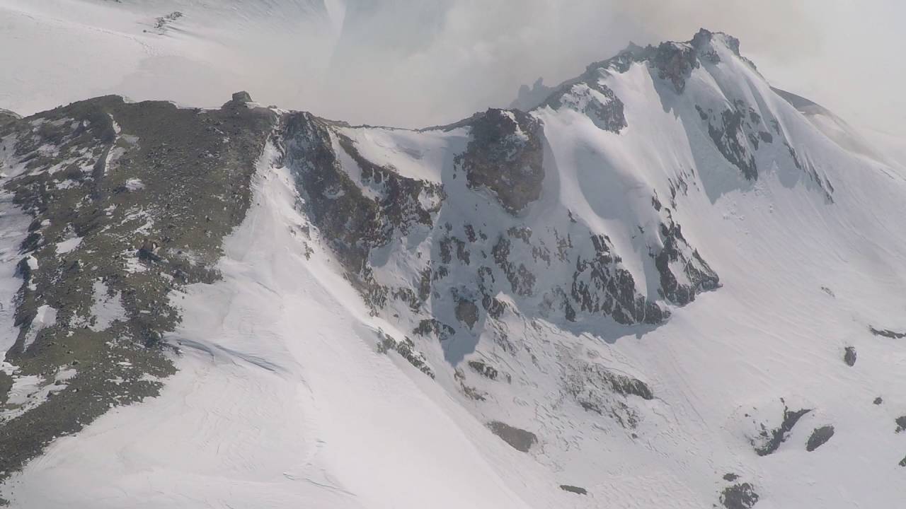 Sobrevuelo al Volcán Copahue en Chile (twitter @Sernageomin)