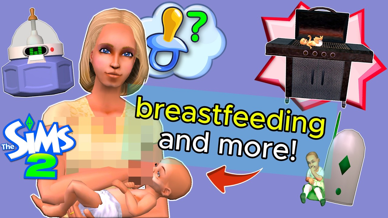 +20 МОДОВ ДЛЯ МАЛЫШЕЙ в Sims 2!