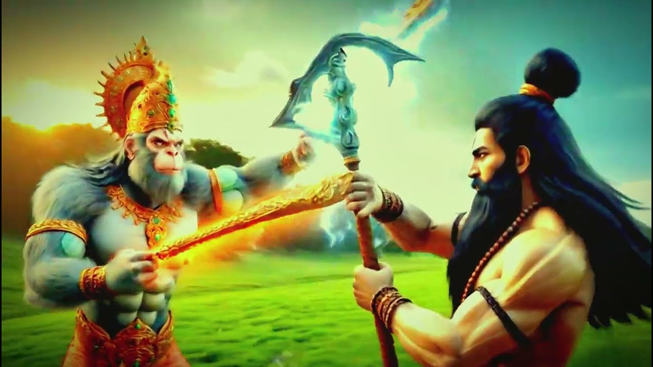 Hanuman vs Parashurama | Fight between Immortals | Epic Battle