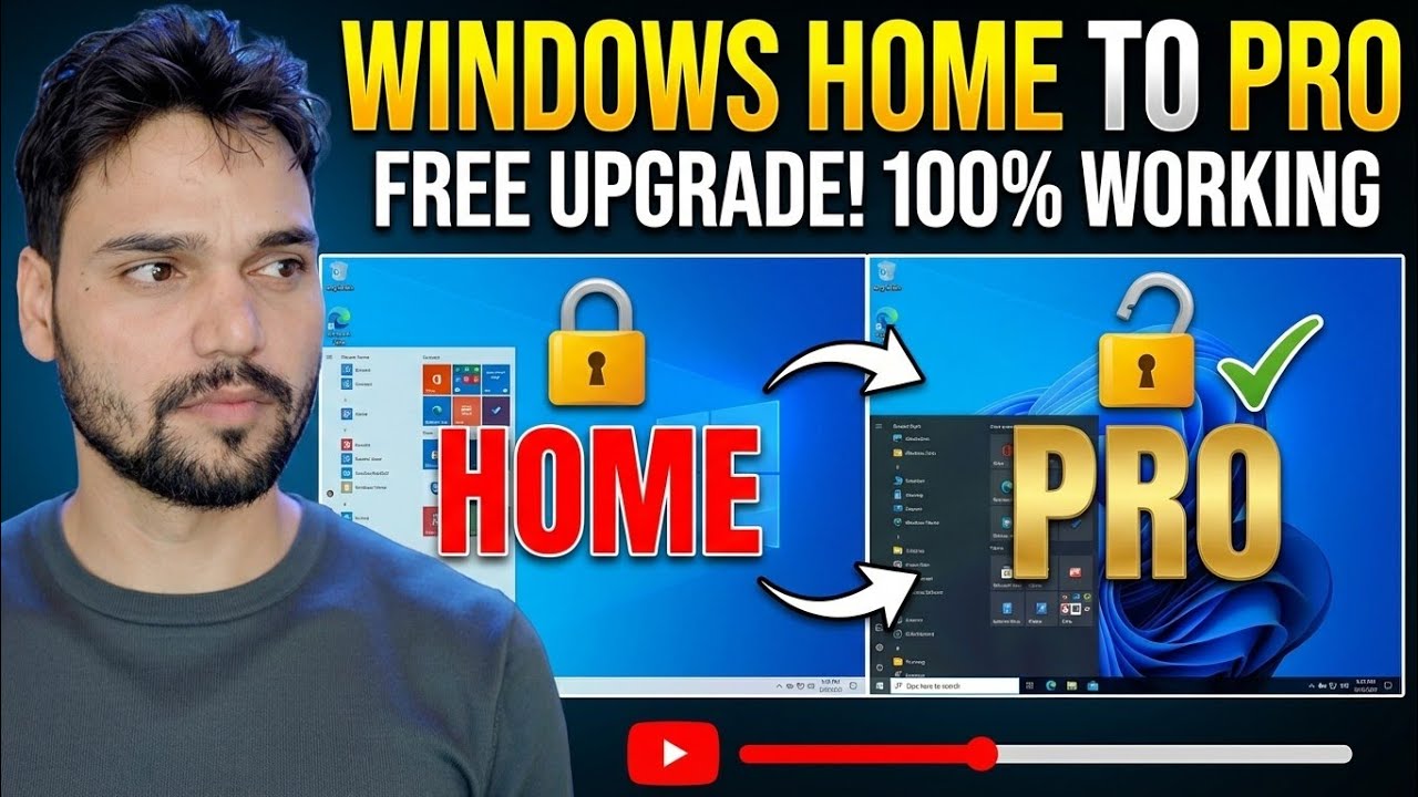 Upgrade Windows Home to Pro in 1 Minute 🔥 Without Format Easy Method