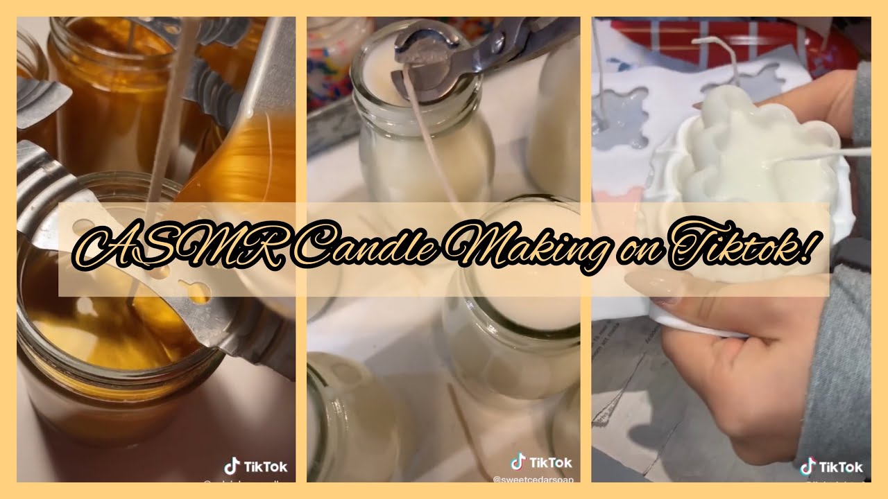 ASMR Candle Making on Tiktok! | TikTok Compilation 2021