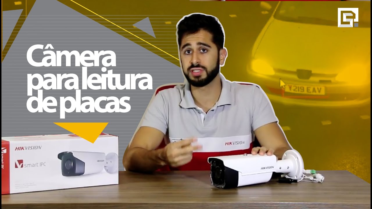 Câmera para leitura e reconhecimento de PLACAS e Detecção de FACES | Hikvision