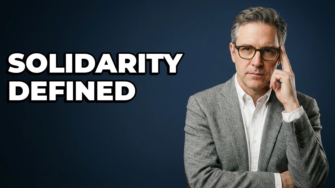 What Is Solidarity As A Political Principle?