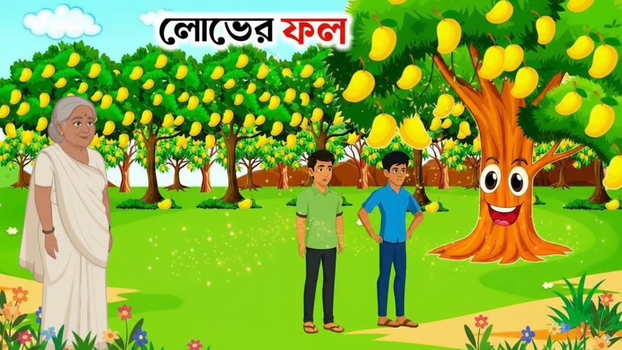লোভের ফল | শিক্ষামূলক কার্টুন গল্প | Bangla Moral Cartoon Story | Bangla Toon Tales 