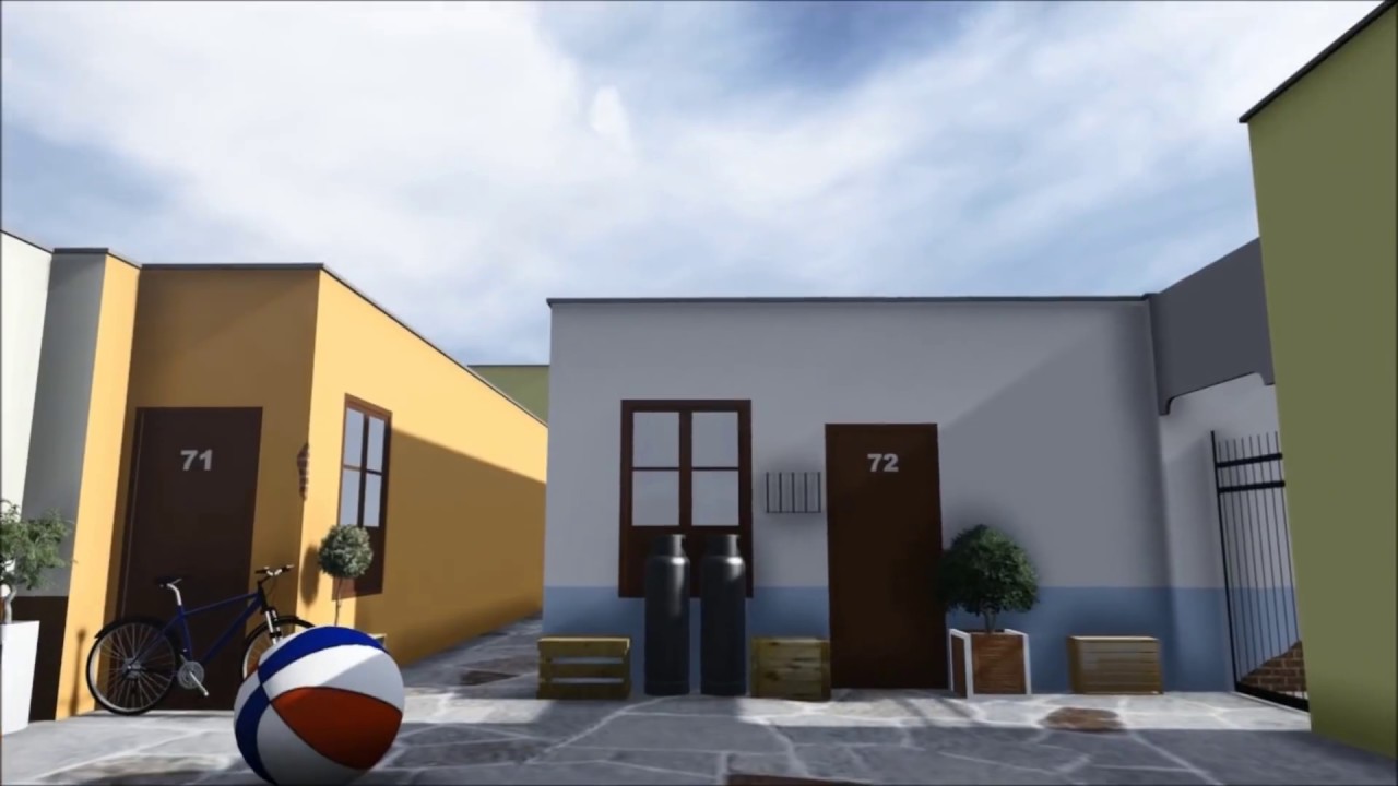 Vila do Chaves em 3D com disco voador