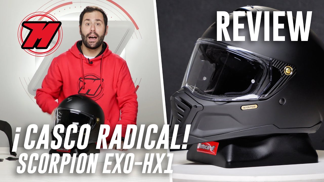 Review casco SCORPION EXO-HX1, radical con esp&iacute;ritu retro. &iexcl;BRUTAL! 🏍️😎