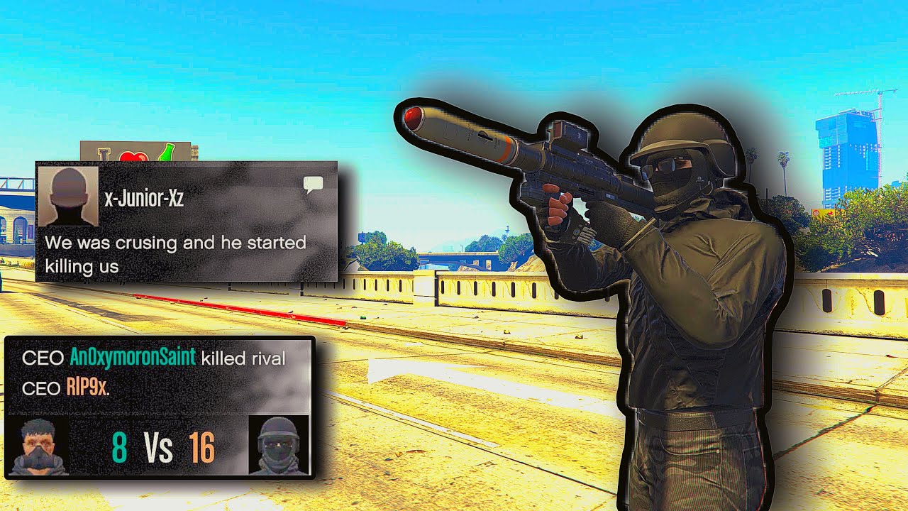 WANNABE TRYHARD TRIED TO GREIF IN MY LOBBY 🤡… IT WASNT A GOOD IDEA FOR HIM |gta 5 online |