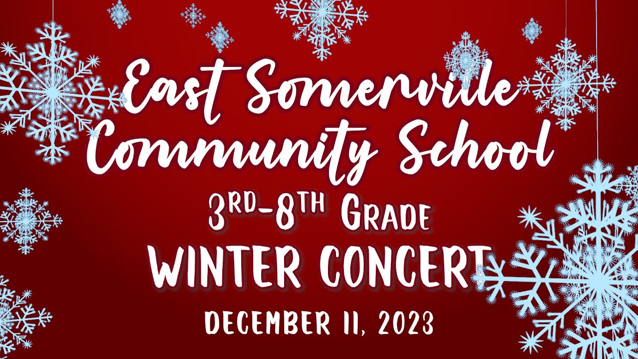 ESCS grades 3-8 Winter Concert 12-11-23
