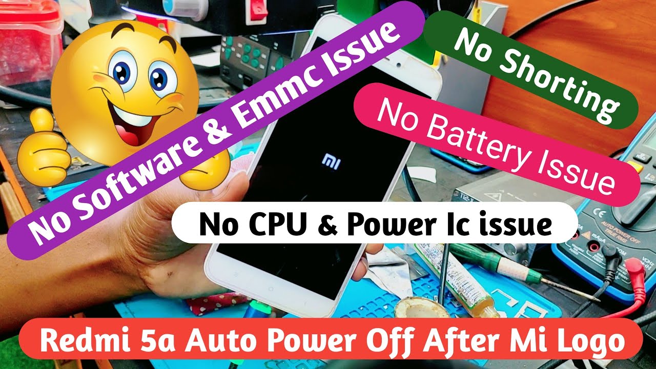 Redmi 5a Auto Power off After Mi Logo Problem Solution | Very Easy Solution #MiAutoPowerOff