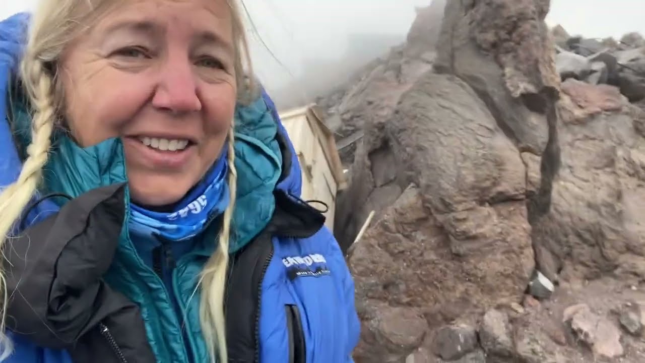 Mt Elbrus Base Camp 🏔️😳#elbrus #russia #video #love #mountains #explore #viral 