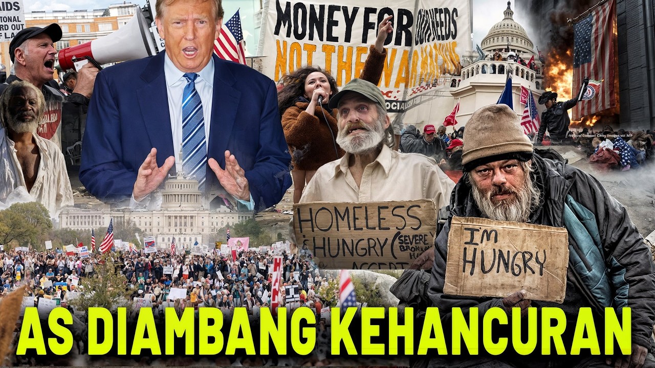 AS di Ambang Krisis Sosial? Realita Amerika yang Tak Terlihat: Kemiskinan & Ketimpangan Meningkat