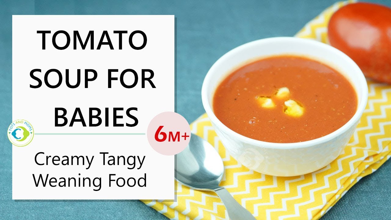 Tomato Soup 🍅for babies  - Creamy Tangy Weaning Food  | 6+ Months 👶🏻