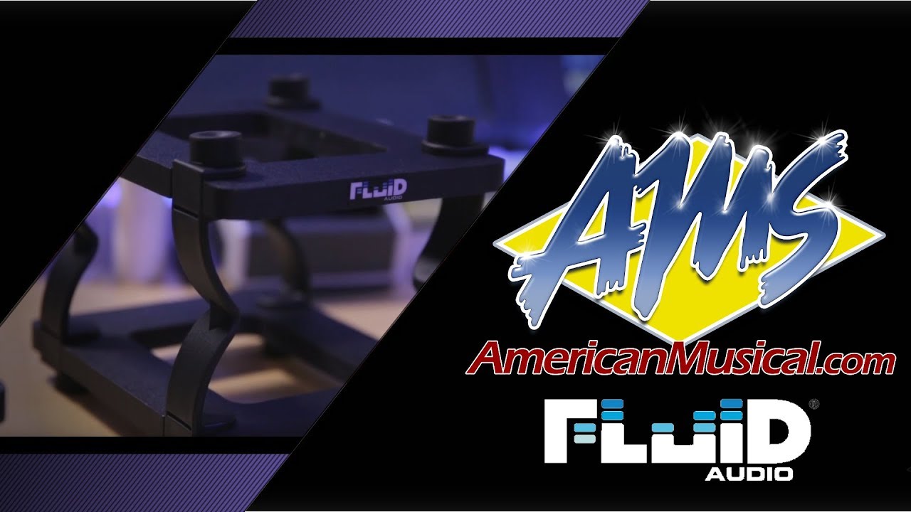 Fluid Audio DS5 Desktop Monitor Stands - American Musical Supply