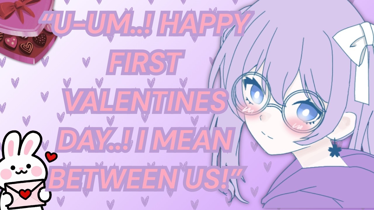 【ASMR/Roleplay】Spending Valentine's Day with The Shy Girl! (ꈍᴗꈍ)♡ (stutters) (giggles) (F4M)