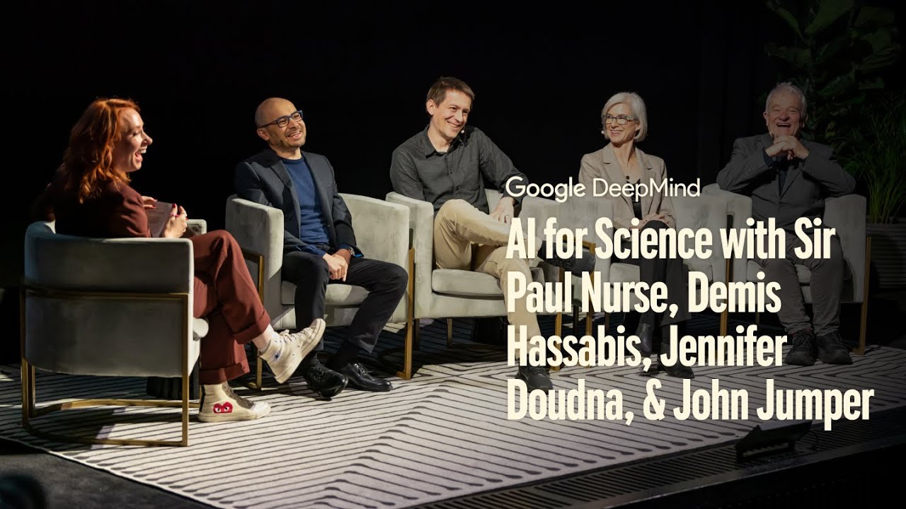 AI for science | Sir Paul Nurse, Demis Hassabis, Jennifer Doudna, and John Jumper