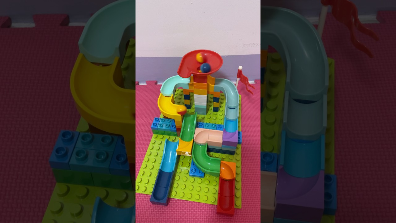 Satisfying Marble Run ASMR ✨02233 🟡🔴🔵 #marblerun #asmr #BratenelaBrats