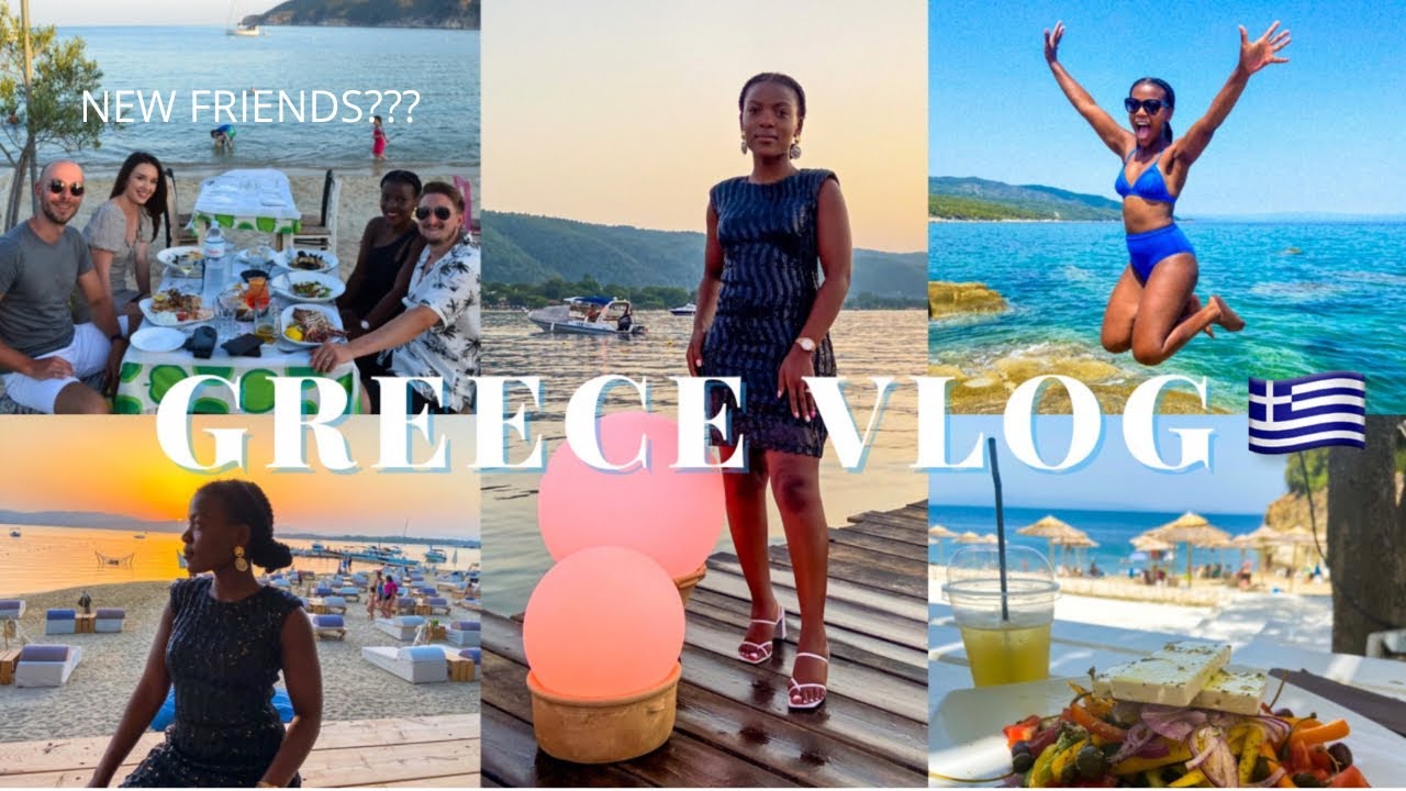 GREECE TRAVEL VLOG 🇬🇷: We Made New Friends in HALKIDIKI, Amazing Greek Food & Beaches