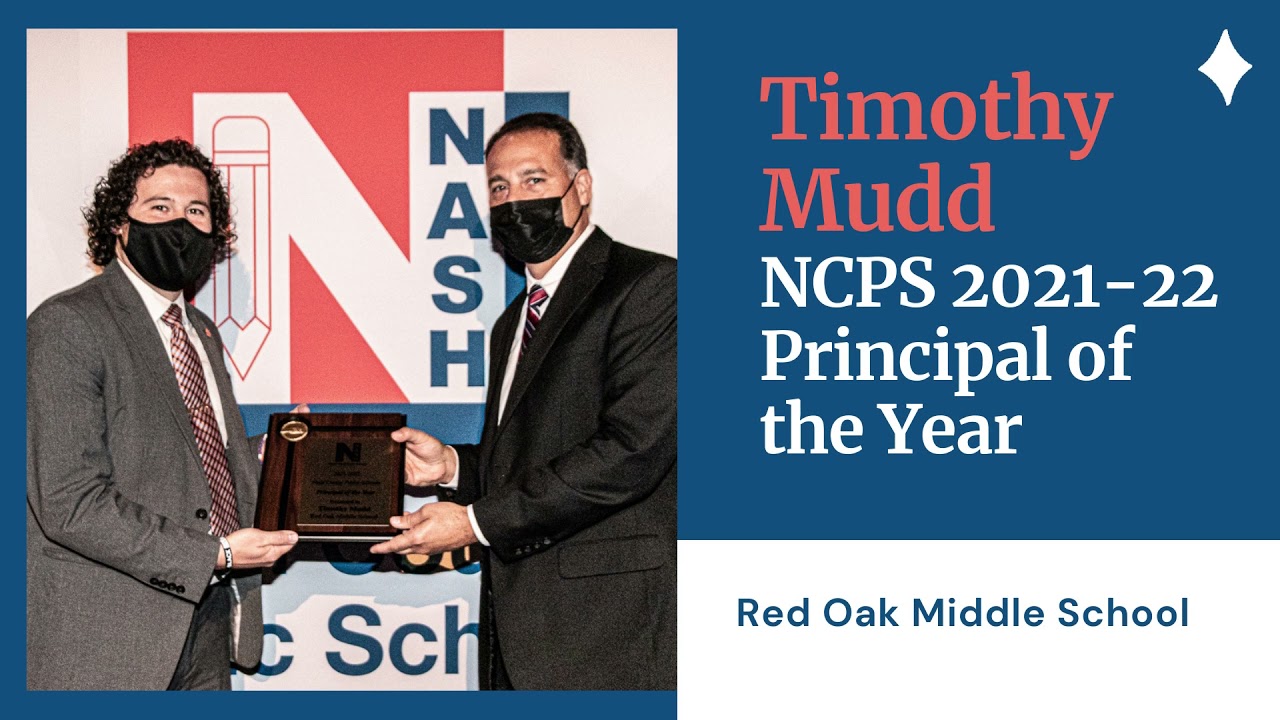 2021 2022 Nash County Public School's Principal of the Year