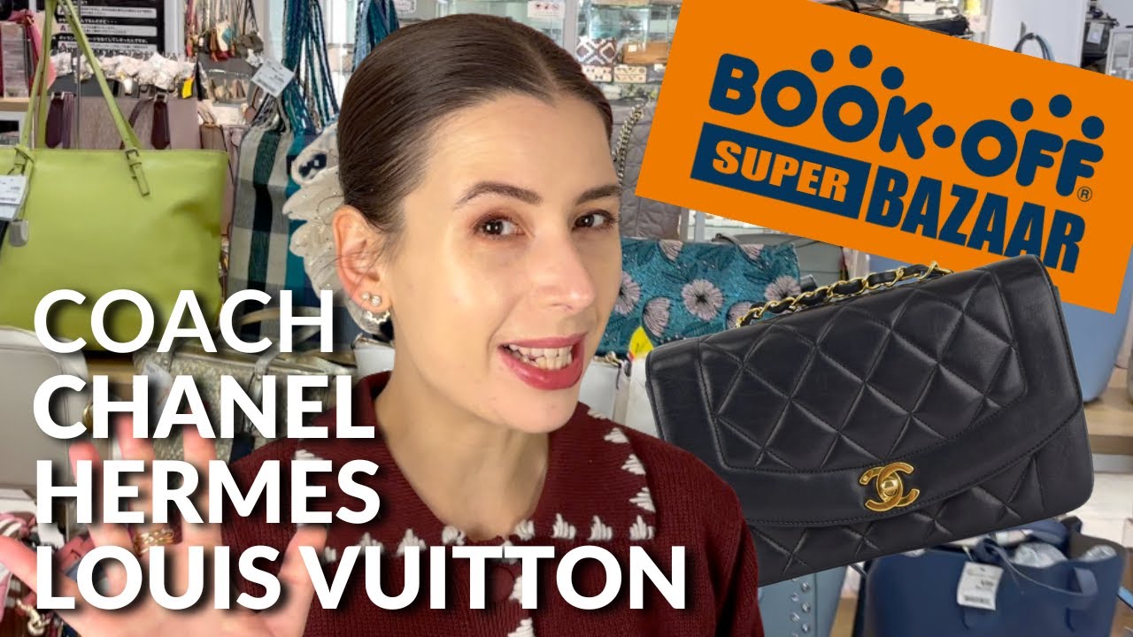 Digging for Deals in Tokyo Japan | Super Bazaar Book Off | Coach, Hermes, Chanel, Louis Vuitton Bags