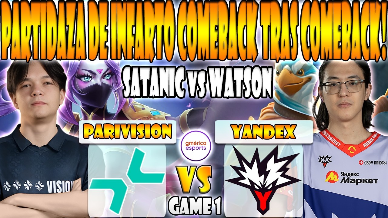 PARIVISION vs YANDEX BO3[GAME 1] SATANIC, NO[O]NE VS WATSON, CHIRA, SAKSA - PGL WALLACHIA SEASON 7