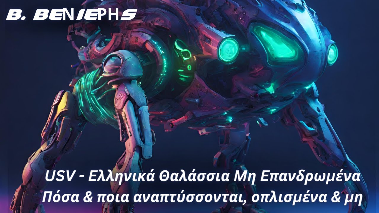 Βασίλης Βενιέρης: USV - Ελληνικά Θαλάσσια Μη Επανδρωμένα - Πόσα & ποια αναπτύσσονται, οπλισμένα & μη