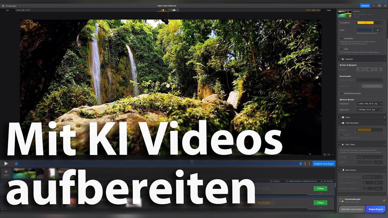 Aus alt mach neu? Video-Aufbereitung mit Aiarty Video Enhancer
