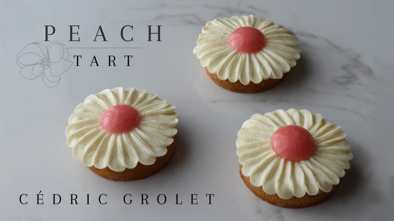 PEACHES TART 🍑🌸 inspired by CEDRIC GROLET  | Denise Castagno |