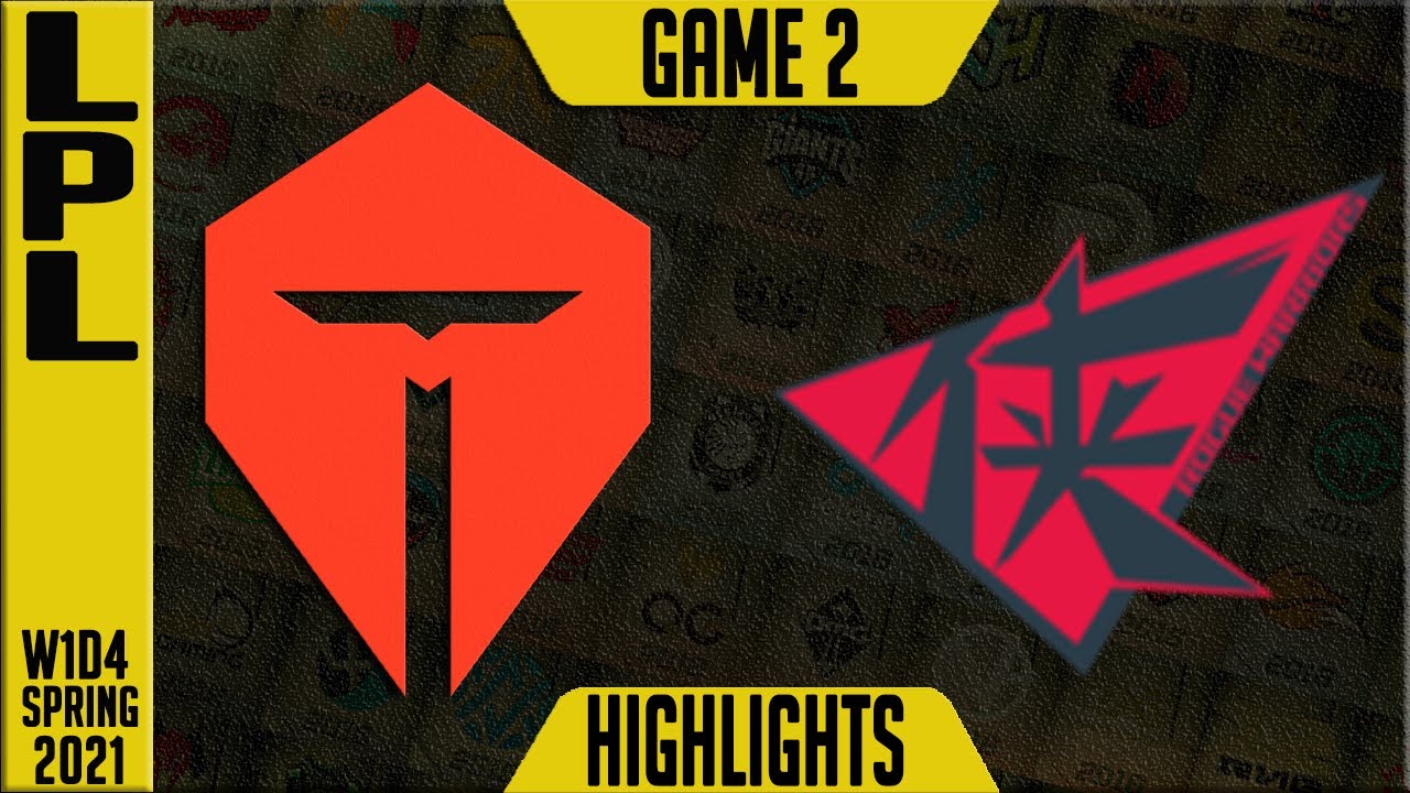 TES vs RW Highlights Game 2 | LPL Spring 2021 W1D4 | TOP Esports vs Rogue Warriors G2
