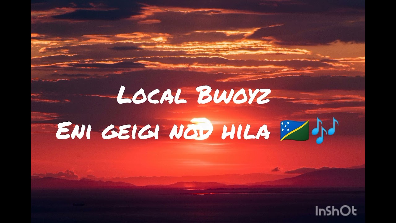 Eni Geigi @ Local Bwoyz Ai music producer (Isabel language song 🇸🇧)