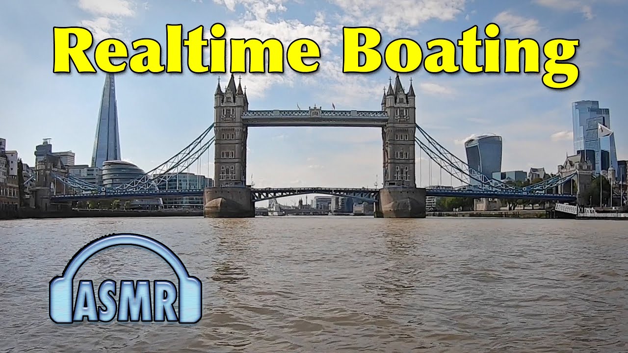 Realtime Narrowboat Cruise on the Tidal River Thames from Limehouse Lock to Brentford Lock.