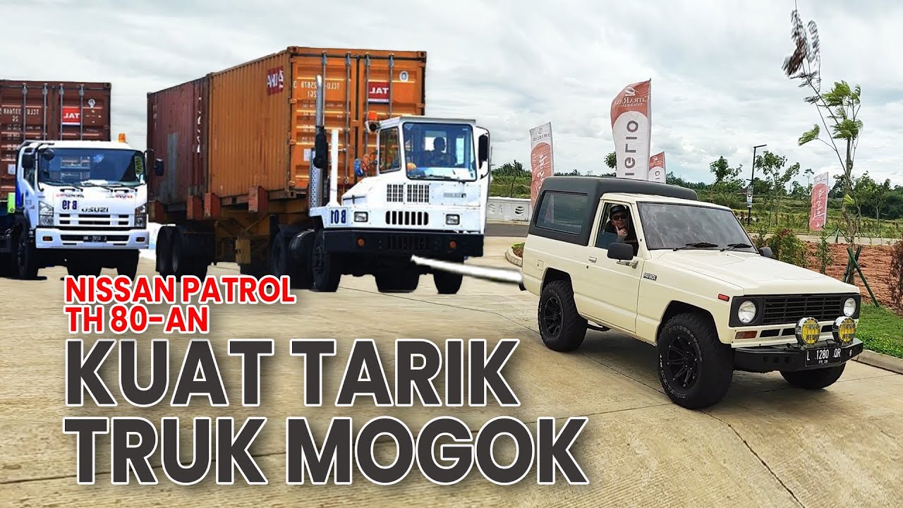 MOBIL TUA LANGKA BERTENAGA BADAK - NISSAN PATROL THN 80-AN